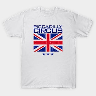 PICCADILLY CIRCUS UNION JACK T-Shirt